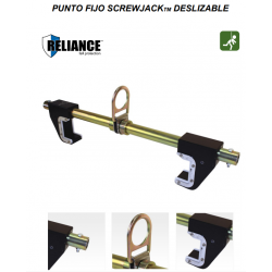 Punto fijo deslizable para vigas ScrewJack™ 1